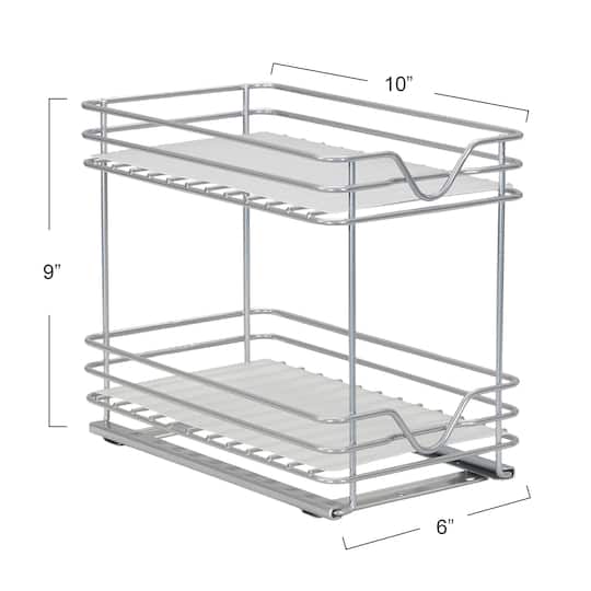 Household Essentials Glidez 2-Tier Spice Rack Organizer